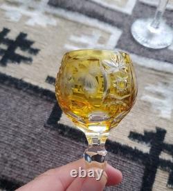 Vintage Nachtmann Cordial Glasses- Traube Cut Crystal, Set of 6