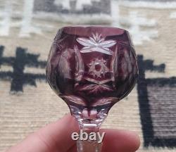 Vintage Nachtmann Cordial Glasses- Traube Cut Crystal, Set of 6