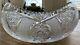 Vintage Oval Bohemian Cut Crystal Bowl