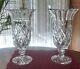 Vintage Pair 2 Huge Cut Crystal Glass Vases Vase Waterford Germany 13 Large