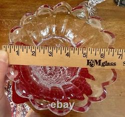 Vintage Pair 2 Huge Cut Crystal Glass Vases Vase Waterford Germany 13 Large