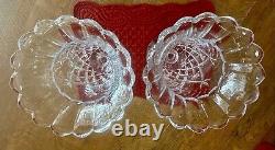 Vintage Pair 2 Huge Cut Crystal Glass Vases Vase Waterford Germany 13 Large