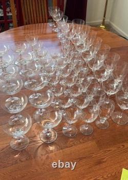 Vintage Royale Moselle Wheat Pattern Cut Crystal Set