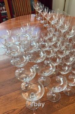 Vintage Royale Moselle Wheat Pattern Cut Crystal Set