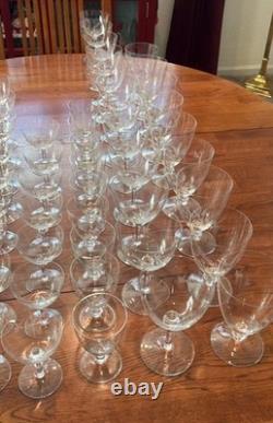 Vintage Royale Moselle Wheat Pattern Cut Crystal Set