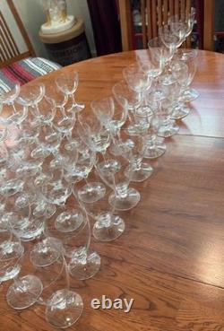 Vintage Royale Moselle Wheat Pattern Cut Crystal Set