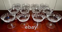 Vintage Set 12 WATERFORD CRYSTAL Alana Champagne Sherbet Coupe Dessert IRELAND