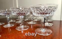 Vintage Set 12 WATERFORD CRYSTAL Alana Champagne Sherbet Coupe Dessert IRELAND