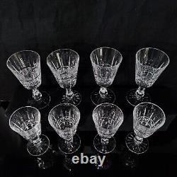 Vintage Set Of 8 Waterford Ireland Cut Crystal Kylemore Red Wine, 6 x 2 3/4