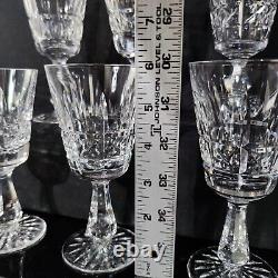 Vintage Set Of 8 Waterford Ireland Cut Crystal Kylemore Red Wine, 6 x 2 3/4