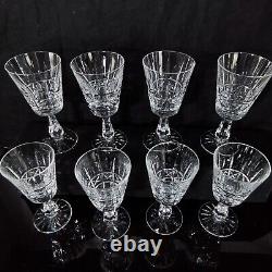 Vintage Set Of 8 Waterford Ireland Cut Crystal Kylemore Red Wine, 6 x 2 3/4