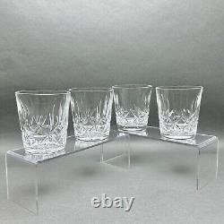 Vintage Set of 4 Waterford Crystal Rosslare Old Fashioned Tumbler/Rock Glasses