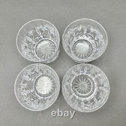 Vintage Set of 4 Waterford Crystal Rosslare Old Fashioned Tumbler/Rock Glasses