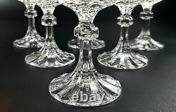 Vintage Stunning Cut-Crystal Champagne/ Coupe Glasses Set of 6