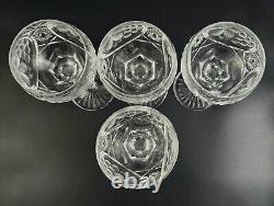 Vintage Stunning Cut-Crystal Hock Wine Glasses Resemble Nachtmann Traube 4