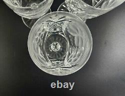Vintage Stunning Cut-Crystal Water/Wine Glasses Resemble Nachtmann Traube- 6