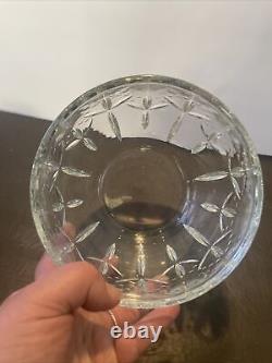 Vintage Tiffany & Co. Crystal Bowl Vase Clear 5.75 X 5.75