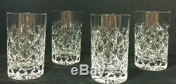 Vintage Tiffany & Co. Cut Crystal Grenada Highball Tumbler Glasses-set-4 Vguc