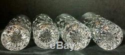 Vintage Tiffany & Co. Cut Crystal Grenada Highball Tumbler Glasses-set-4 Vguc