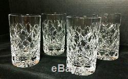 Vintage Tiffany & Co. Cut Crystal Grenada Highball Tumbler Glasses-set-4 Vguc