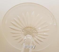 Vintage Val Saint-Lambert Hock Wine Glass Cut to Clear Crystal Roemer Chartreuse