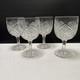 Vintage Water Goblets American Brilliant Period Cut Glass Crystal Hawkes Odd 4