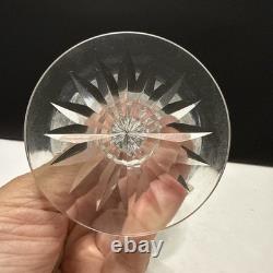 Vintage Water Goblets American Brilliant Period Cut Glass Crystal Hawkes Odd 4
