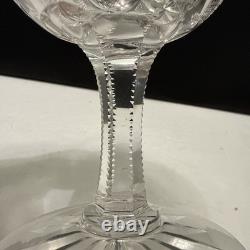 Vintage Water Goblets American Brilliant Period Cut Glass Crystal Hawkes Odd 4