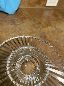 Vintage Waterford Colleen Cut Crystal Glass Trifle Fruit Bowl Stemmed Footed