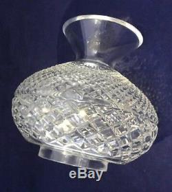 Vintage Waterford Crystal Inishmaan 14 Diamond Cut Table Lamp