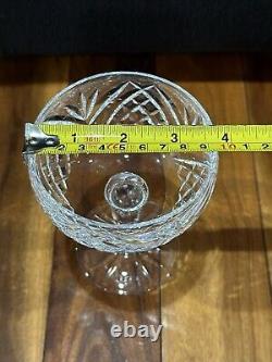 Vintage Waterford Cut Crystal 5.25 Sherbet or Champagne Glass Lot Of 5 Shiny