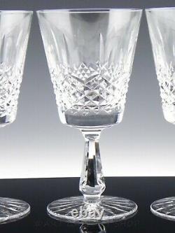 Vintage Waterford Cut Crystal 6-3/4 KENMARE WATER WINE GOBLETS GLASSES Set of 6