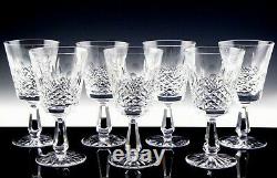 Vintage Waterford Cut Crystal 6-3/4 KENMARE WATER WINE GOBLETS GLASSES Set of 7