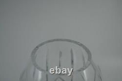 Vintage Waterford Cut Crystal Araglin Flower Vase 9 1/4 Signed