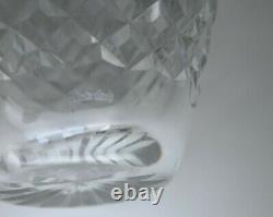 Vintage Waterford Cut Crystal Araglin Flower Vase 9 1/4 Signed