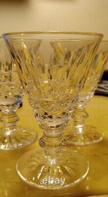 Vintage Waterford Cut Crystal Cordial Glasses Excellent Condition Set of 6