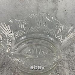Vintage Waterford Glass Crystal Cut Princess Vase 12.5 x 7