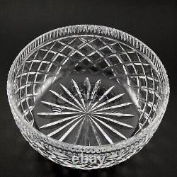 Vintage Waterford Killeen Diamond Pattern Medium 8 Crystal Bowl /g