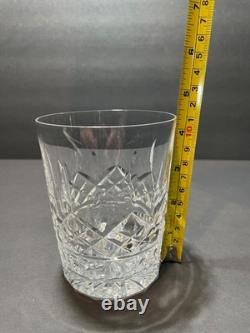 Vintage Waterford Lismore Set of 4 Double Old Fashioned Glasses Excellent