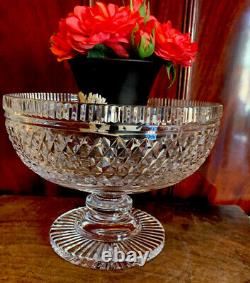 Vintage Waterford Period Piece Cut Crystal Compote Bowl Centerpiece