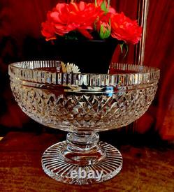 Vintage Waterford Period Piece Cut Crystal Compote Bowl Centerpiece