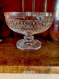 Vintage Waterford Period Piece Cut Crystal Compote Bowl Centerpiece