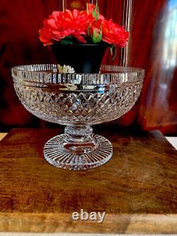 Vintage Waterford Period Piece Cut Crystal Compote Bowl Centerpiece