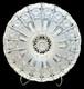 Vtg 12 Master Bohemian Cut Crystal Low Centerpiece Bowl 2 5/8 Tall Starburst
