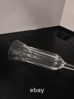 Vtg Baccarat Malmaison Cut Crystal Champagne Flute Glass