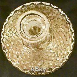 WATERFORD 10Alana Ships Decanter, Brandy, Cut Crystal with Faceted Stopper. Ireland