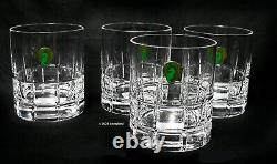 WATERFORD Barware Double Old Fashioned Cut Crystal 12 oz Set of 4 NEW