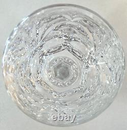 WATERFORD CRYSTAL Ashling Water Goblets/Wine Glasses Set Of (4) Hand Cut MINT