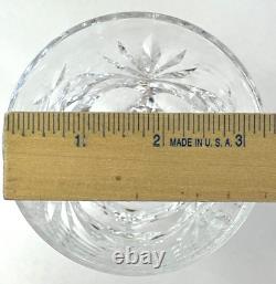 WATERFORD CRYSTAL Ashling Water Goblets/Wine Glasses Set Of (4) Hand Cut MINT