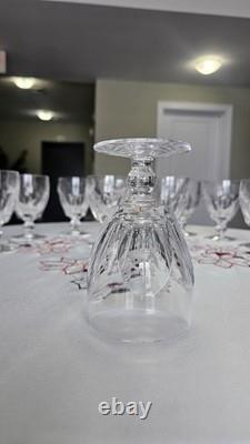 WATERFORD CRYSTAL GOBLETS (10) water/white wine glasses